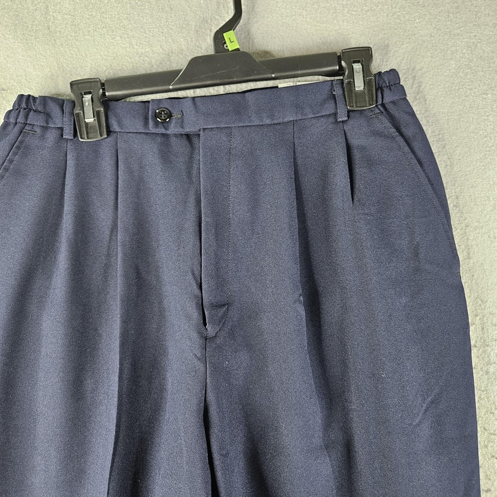 Flying Cross Dress Pants Womens 14 Blue LAPD Navy Pleated Workwear Made USA - Picture 3 of 16